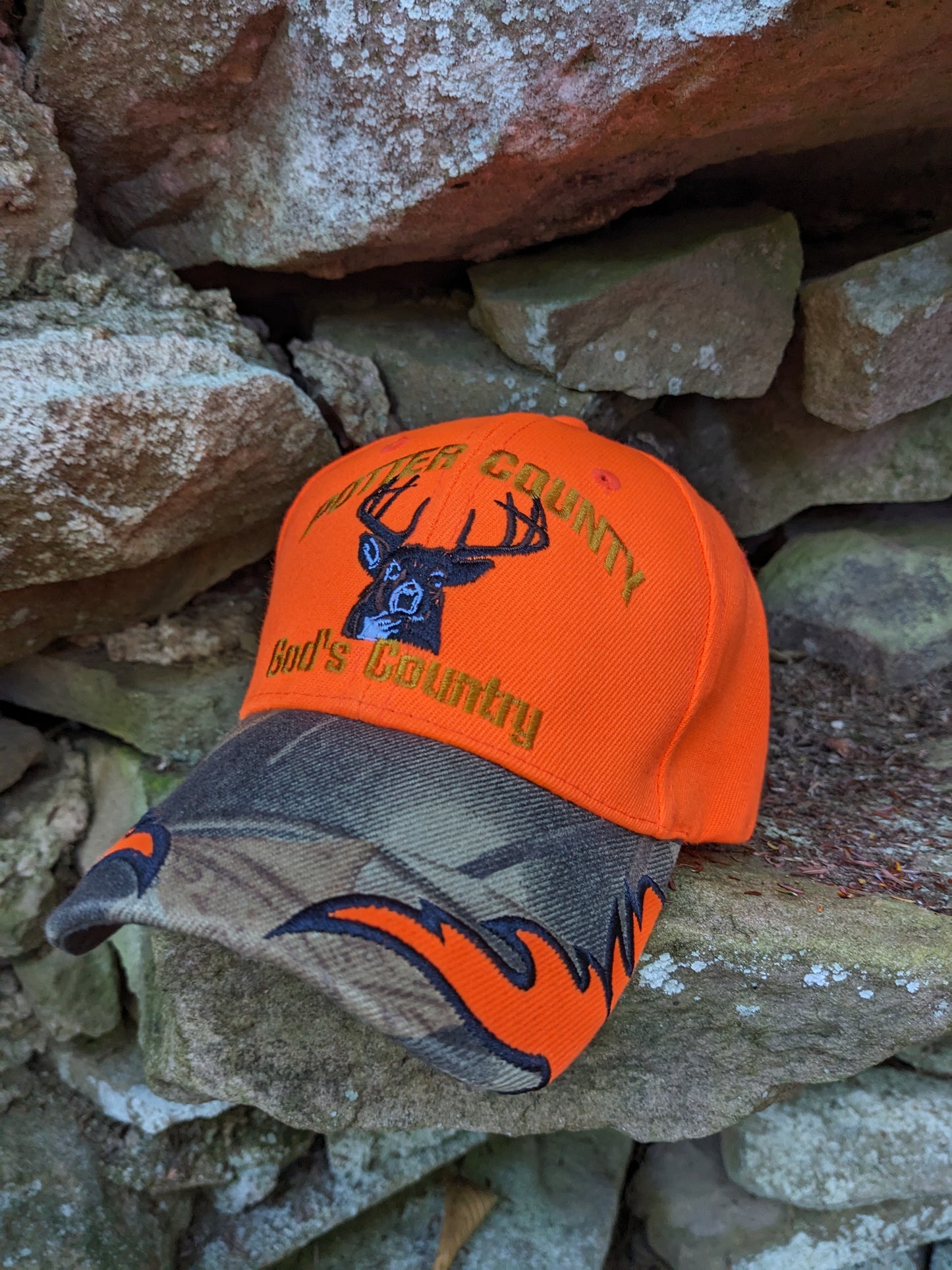 Potter County God's Country Camouflaged Bill Hat