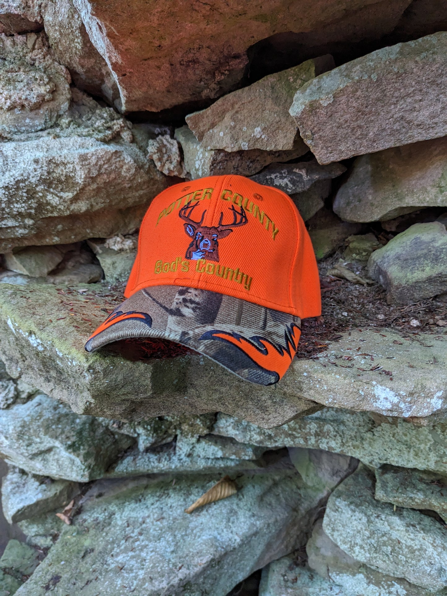 Potter County God's Country Camouflaged Bill Hat