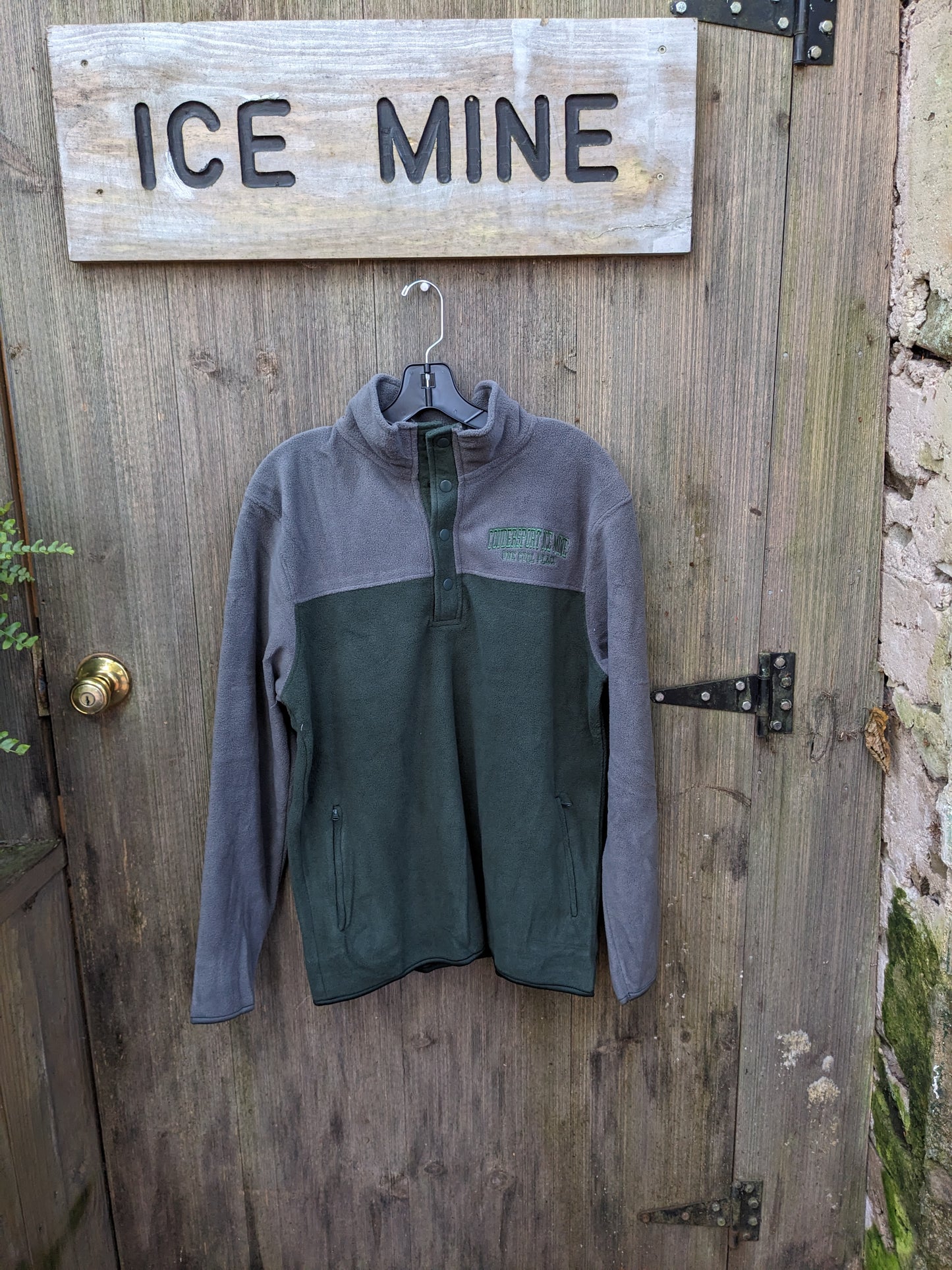 Coudersport Ice Mine Embroidered Quarter Snap Pullover Jacket