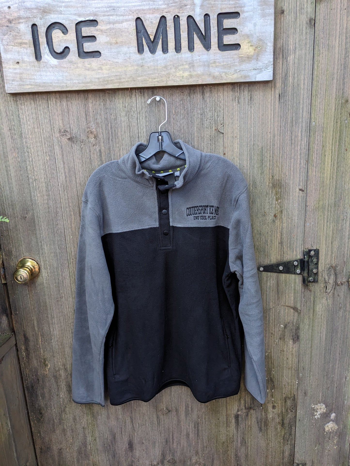 Coudersport Ice Mine Embroidered Quarter Snap Pullover Jacket