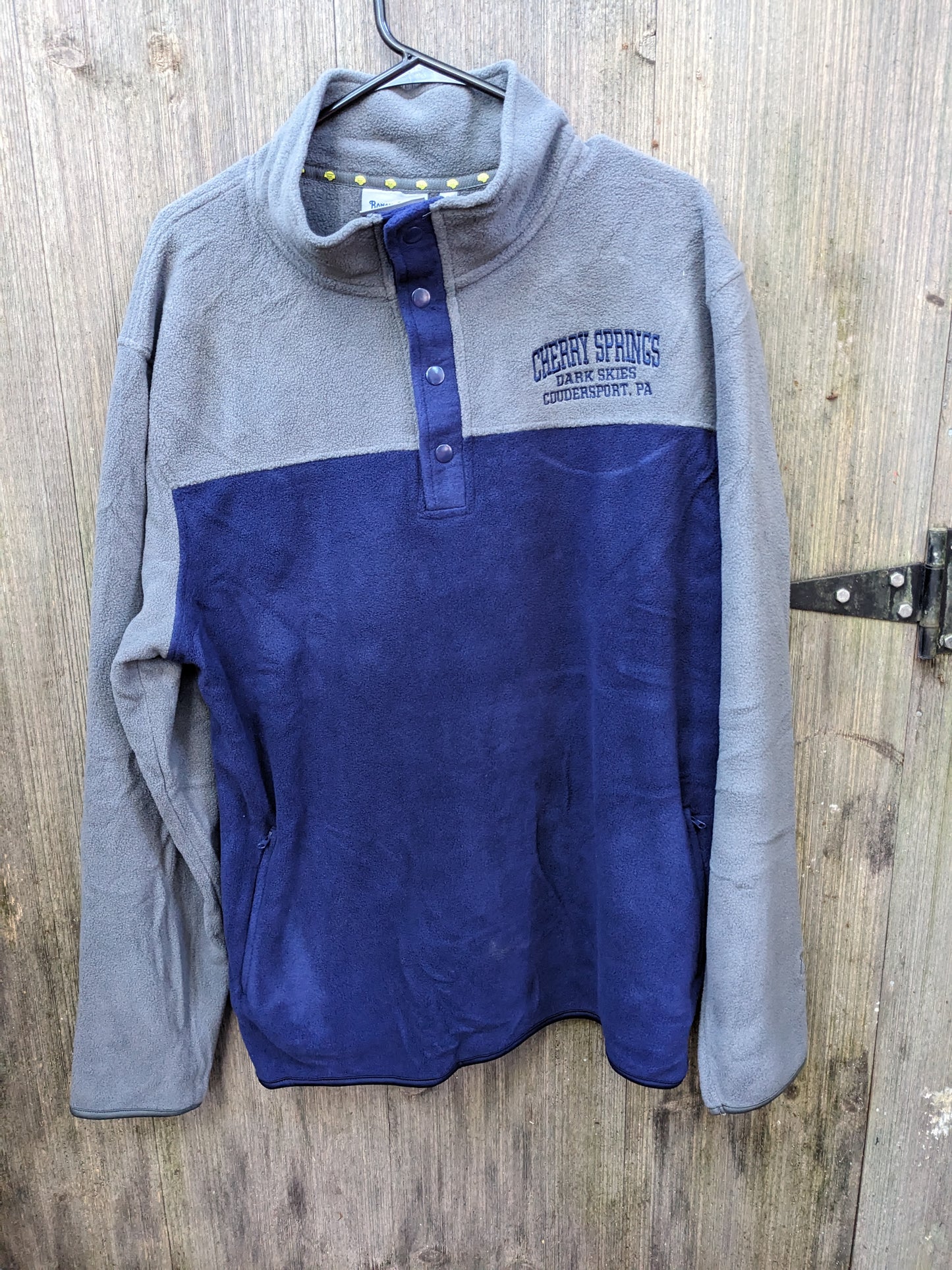 Cherry Springs Dark Skies Embroidered Quarter Snap Pullover Jacket