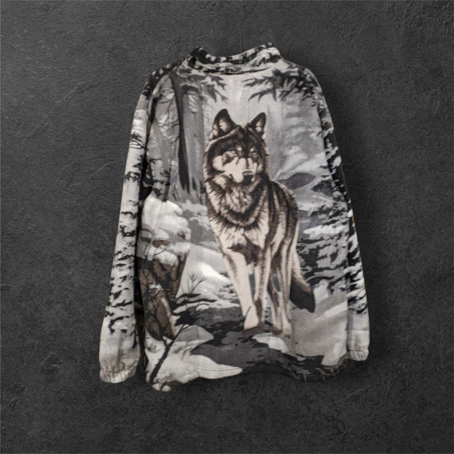 Full Zip Fleece Wild Kind Gray Wolf Jacket