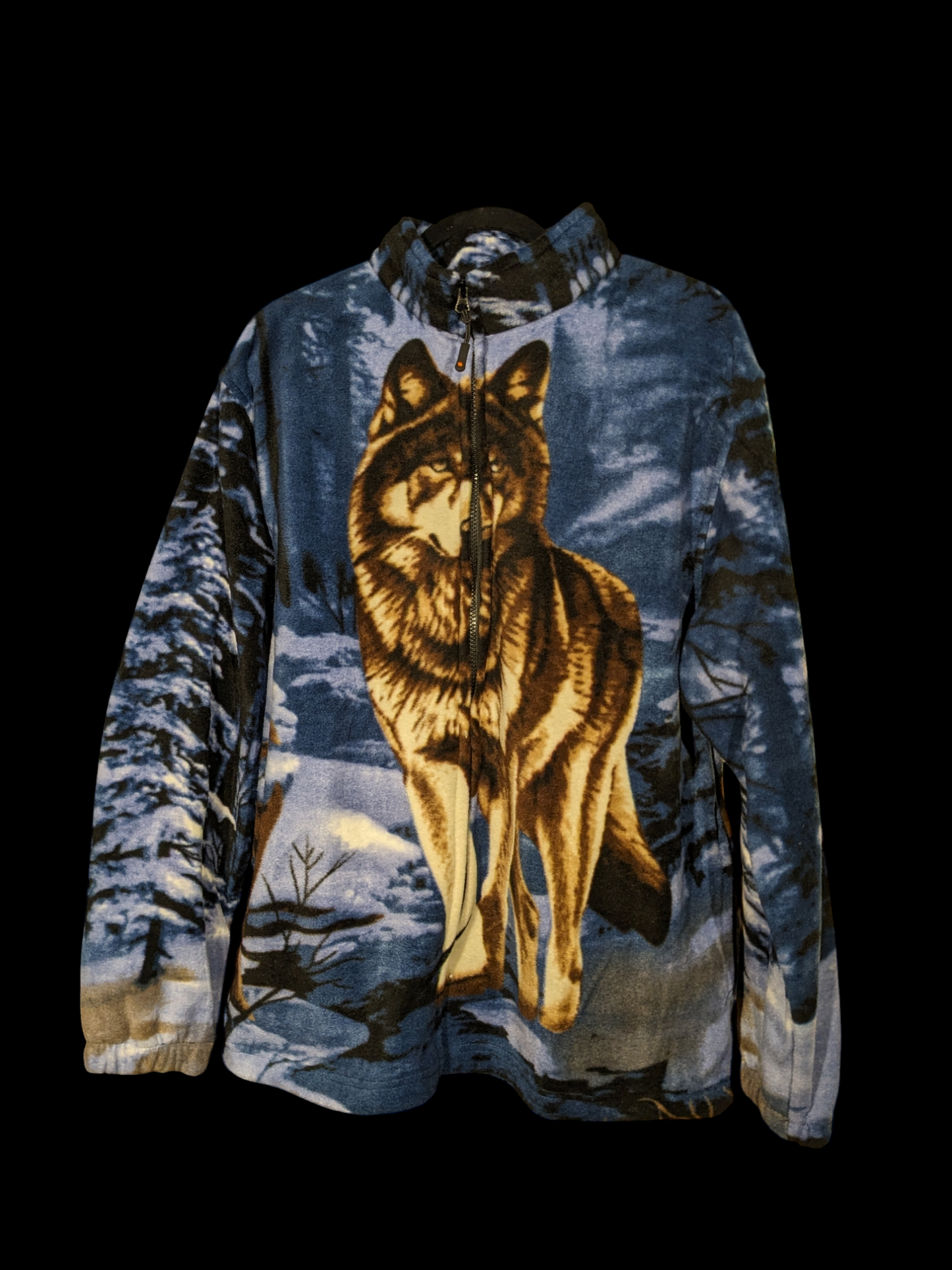 Full Zip Fleece Wild Kind Blue Wolf Jacket