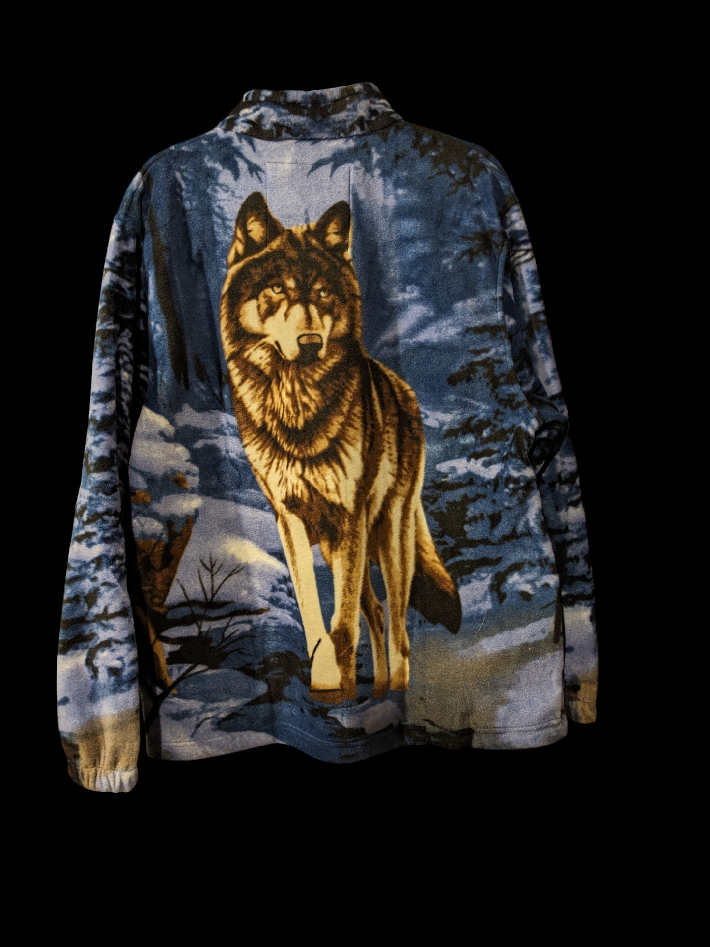 Full Zip Fleece Wild Kind Blue Wolf Jacket